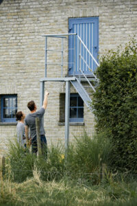 Stalen trap op maat — Lastamar Lokeren